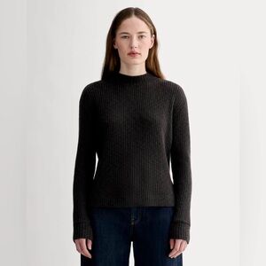 Cozy Rib Funnel-Neck Sweater - Everlane - Size M